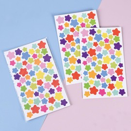 20 Sheets Mini Star Stickers Cute Small Star Stickers for Kids Girl Decal Sticker Cute Decorative Stickers for DIY Crafts Scrapbooking Laptop Bottle Colorful Star Stickers (Star)