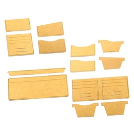 Operitacx Wallet Making Templates Leather Wallet Template Set Quilting Templates Stencils Wallet Pattern