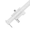 Vernier Caliper, Marking Caliper, 0-200mm Stainless Steel Pocket Caliper, Parallel