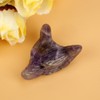 Wolf Head Statue Pendant Natural Stone Crystal Quartz Carved Necklace