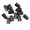 Dsycar 12 Pack TPMS Tire Valve Stem Caps, Black Plastic