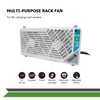 TITAN Silent Roof Fan 12V DC 140mm Double Reversible Roof