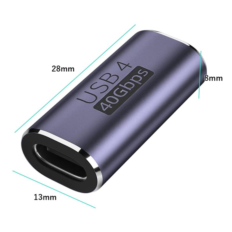 Audio Fan Right Angle USB C Converter Adapter USB C