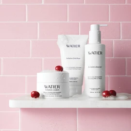 Watier Solution Fraîcheur Cleansing Foaming Cream, Cleanses, Purifies & Soothes, with Canadian Cranberries & Moringa Extract, Vegan, Paraben-Free, 150 mL