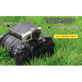 GODOX Lux Junior Retro Camera Flash Auto/Manual Mode GN12 6000K Color Temperature Compatible with Canon Nikon Sony Fuji Olympus Hot-Shoe Cameras