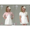 King Cole Galaxy Double Knitting Pattern Childrens Girls Boleros with