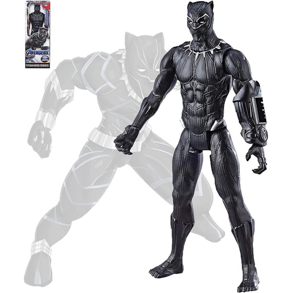 TheAvengers Titan Hero Series Black Panther 12'' Action Figure from
