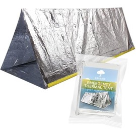 Bramble - 2 Emergency Waterproof Reflective Thermal Survival Shelter Tents - Fits 2 People