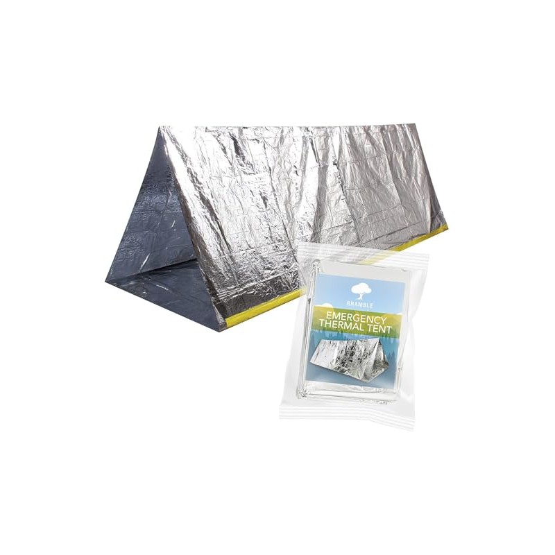 Bramble - 2 Emergency Waterproof Reflective Thermal Survival Shelter Tents