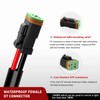 Nilight 2PCS 16AWG 10 Feet Wiring Harness Extension Kit, Extended