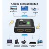 Qzgyoool Switch Splitter Hdmi Bidireccional Calidad De Imagen 4k Dehuka,Adaptador