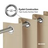 Deconovo Thermal Insulated Blackout Curtain Eyelet Curtain for Kitchen 52"x
