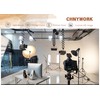 CHNYWORK 7ftx5ft Airplane Photography Backdrop Aircraft Parking Airport Runway Blue
