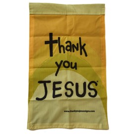Thank You Jesus Christian Outdoor Garden Flag