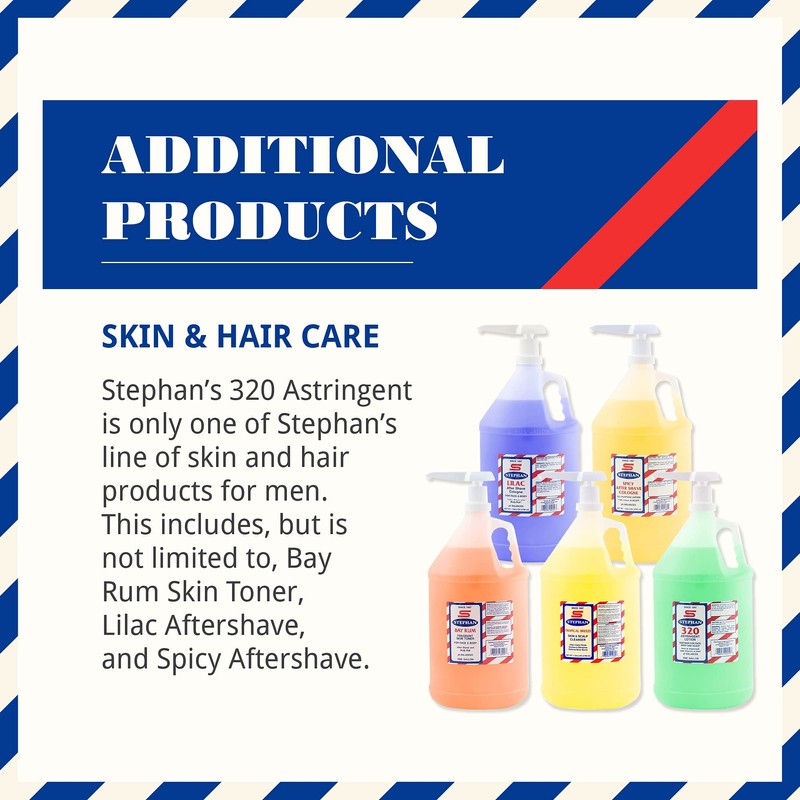 Stephan 320 Astringent for Barbers (Gallon)