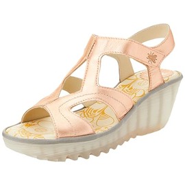 Fly London Women's YOTU472FLY Sandal, BLUSH GOLD, 3 UK