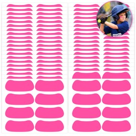 Tyqour Sports Eye Stickers for Kids, 160 Pairs Soccer Baseball Softball Stickers for Girls, Pink Face Stickers Under Eye for Party Game Sport Supplies Baseball Football Softball Fans On Game Day