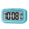 Peakeep Night Light Digital Alarm Clock Battery Operated with Indoor
