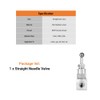 Oumefar Straight Needle Valve Stainless Steel High Pressure Needle Valve