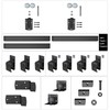 10FT Heavy Duty Box Rail Exterior Sliding Barn Door Hardware