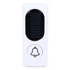 Wireless Doorbell White Self Power 20 to 80dB Adjustable Volume
