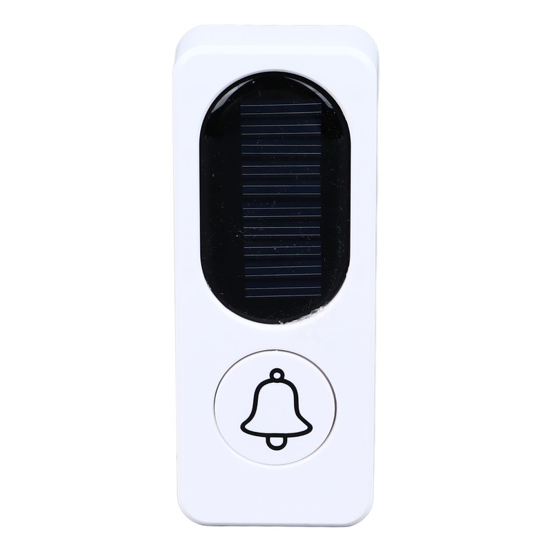 Wireless Doorbell White Self Power 20 to 80dB Adjustable Volume