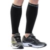 Zensah Compression Leg Sleeves, Black, X-Small/Small