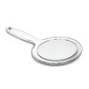 RUCCI Round Hand Held Magnifying Makeup Mirror 10X 1X Clear