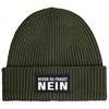 MoonWorks® Men's Beanie with Patch Knitted Hat with Saying "Bevor