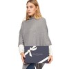 Marine Cashmere - Cashmere Blend Poncho for Women Delicate and