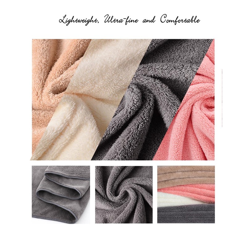 Lumimi Towels 2 Piece Very Soft Microfiber Bath Towel Set