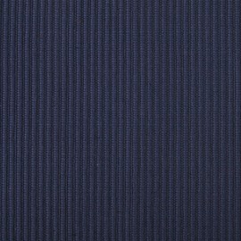 DII 100% Cotton, Ribbed 13x 19 Everyday Basic Placemat Set of 6, Nautical Blue