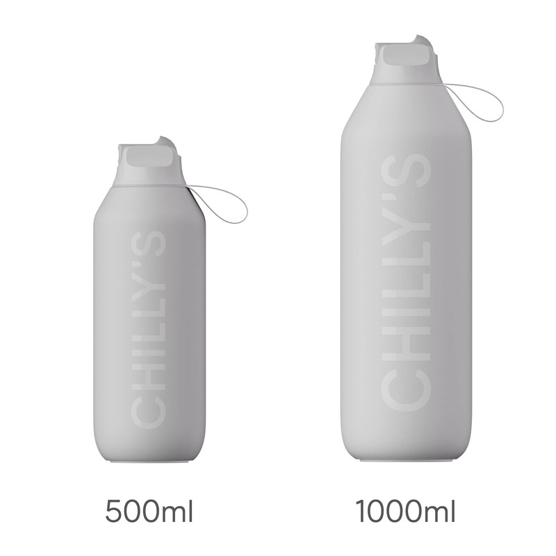 Chilly's Series 2 Flip Bottle, Thermos Flask with Sports Cap,