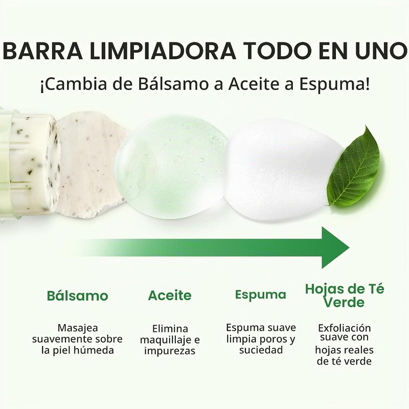 DERMALOGY by NEOGENLAB Real Fresh - Varilla limpiadora, té verde