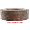 MOLIGOU Walnut Wood Veneer Roll, 2”×50’ Plywood Edge Banding Strips,