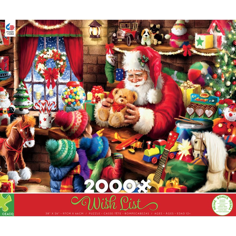 Ceaco - Thomas Kinkade - Classic Christmas - Santa- 2000