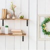 Relaxdays Shelf Brackets Set of 6 Shelf Brackets for Wall