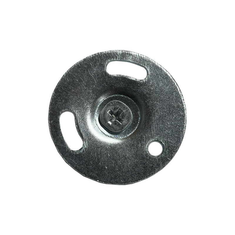 40mm Diameter Replacement Metal Screw Round Base Curtain Pole Fixing