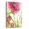 Epic Art 'Pink Wildflower' by Dawn Derman, Acrylic Glass Wall
