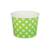 Worlds Paper Ice Cream Cups Polka Dot Paper Yogurt Cups