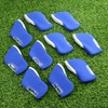 10pcs Golf Club Iron Head Cover Golf Iron Protector (Blue)