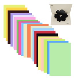 A4 Colored Paper , Origami Paper , A4 Printer Paper , 100 PCS Coloured Paper , Scrapbook Paper, Paper Cutting , Craft Paper , for Arts & Crafts(20 Colors, 100 Sheets