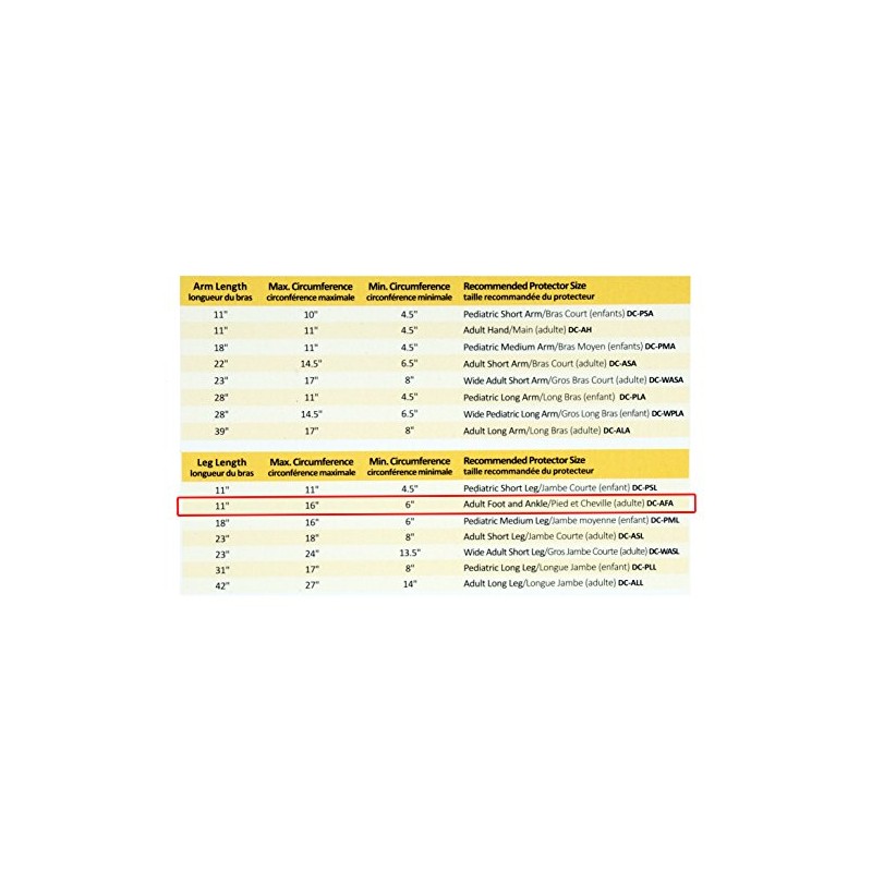Drycast Waterproof Cast Covers DC-AFA (Adult Foot And Ankle)