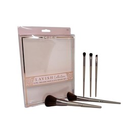 CALA - "Lavish Collection" brochas deluxe para maquillaje de cara y ojos (5 piezas)