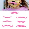 Fake Moustache Costume Fake Moustaches Pink Flannel Birthday