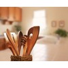 C&P UD-1006 Wood Pasta Tongs, Natural Wood, 2.6 x 11.8
