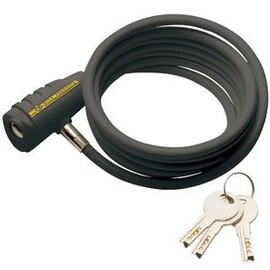 GIZA PRODUCTS LKW17100 Wire Lock, Black, 0.2 x 70.9 inches (6 x 1800 mm)