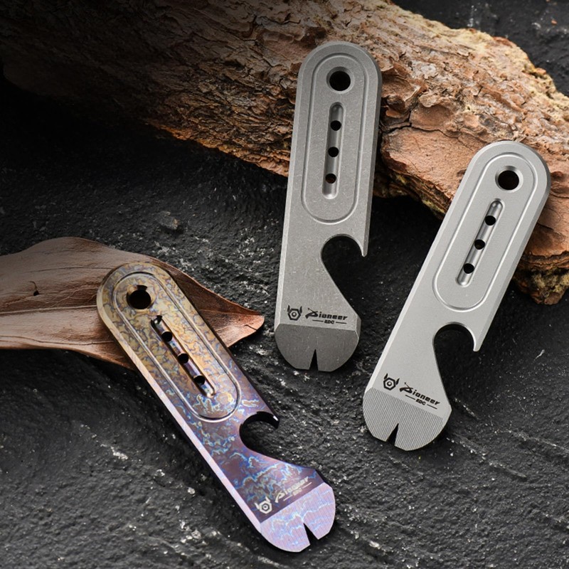 FANYCS Titanium EDC Pry Bar with Bottle Opener Function Portable