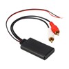 Dickno Car Wireless Bluetooth Cable Adapter, Universal Automotive Wireless Radio