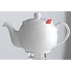 London Teapot Company-Chatsford 4-Cup Teapot with One Red Filter, White